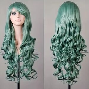 New 32" long synthetic heat resistant wig.  Choose color